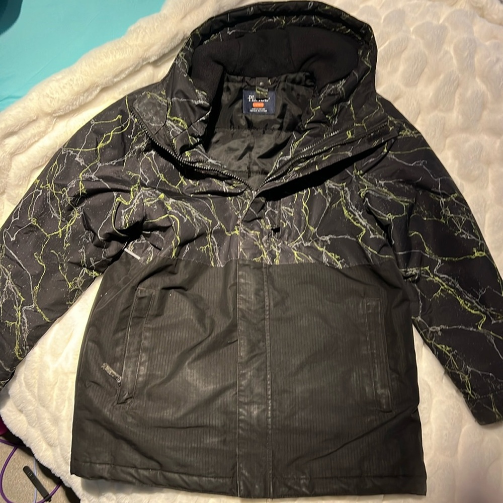 The Children’s Place 2 in 1 Winter Jacket Black, Green, Gray